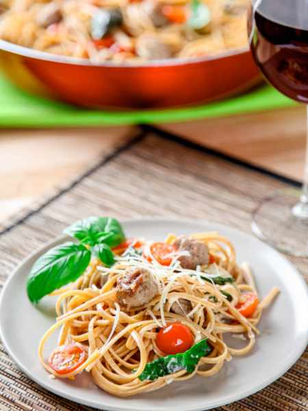 One Pot Italian Sausage Pasta
