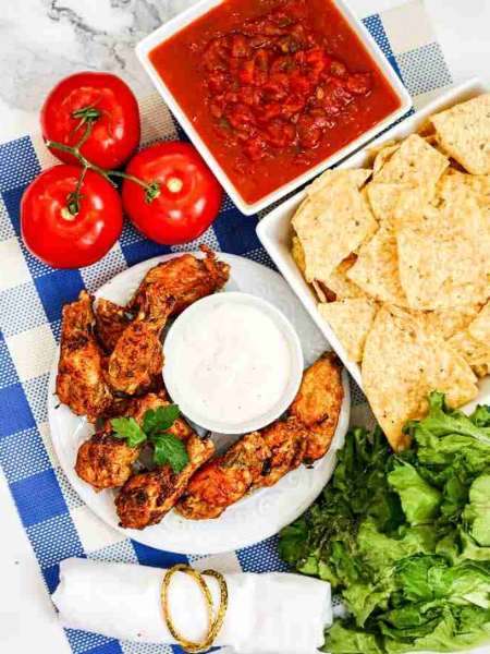 How to Make Taco Air Fryer Chicken Wings
