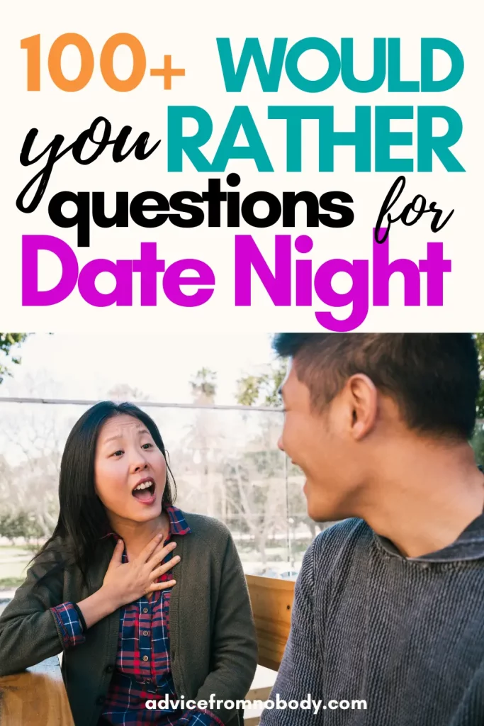 100+ would you rather questions for date night