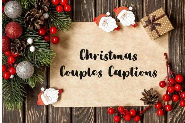 Christmas Couples Captions