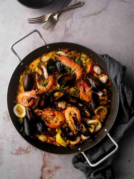 Seafood Paella Valenciana
