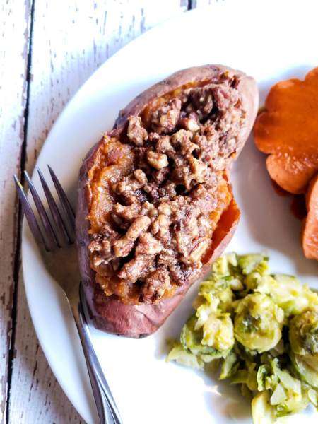 Twice Baked Sweet Potato Recipe (Healthy + Easy)

