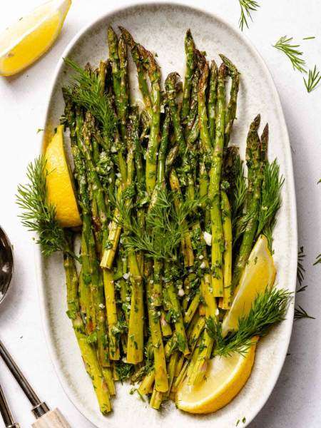 Lemon Herb Roasted Asparagus
