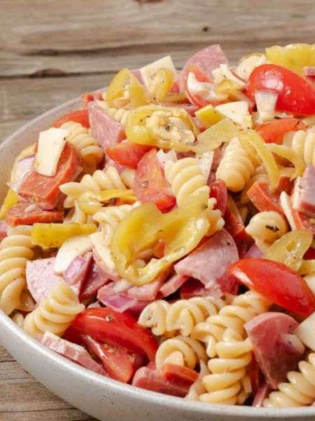 Italian Grinder Pasta Salad
