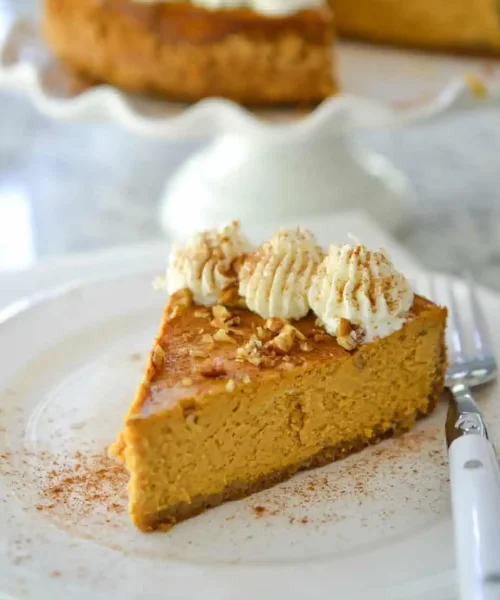PUMPKIN CHEESECAKE
