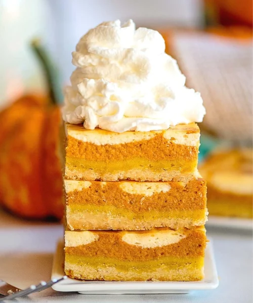 PUMPKIN CHEESECAKE BARS RECIPE