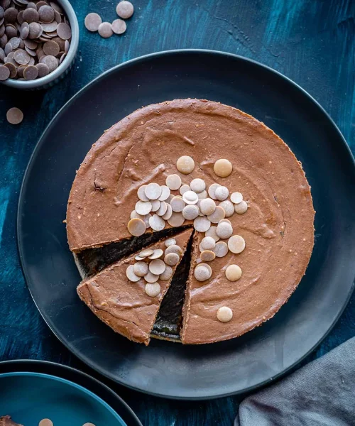 Pumpkin Chocolate Cheesecake