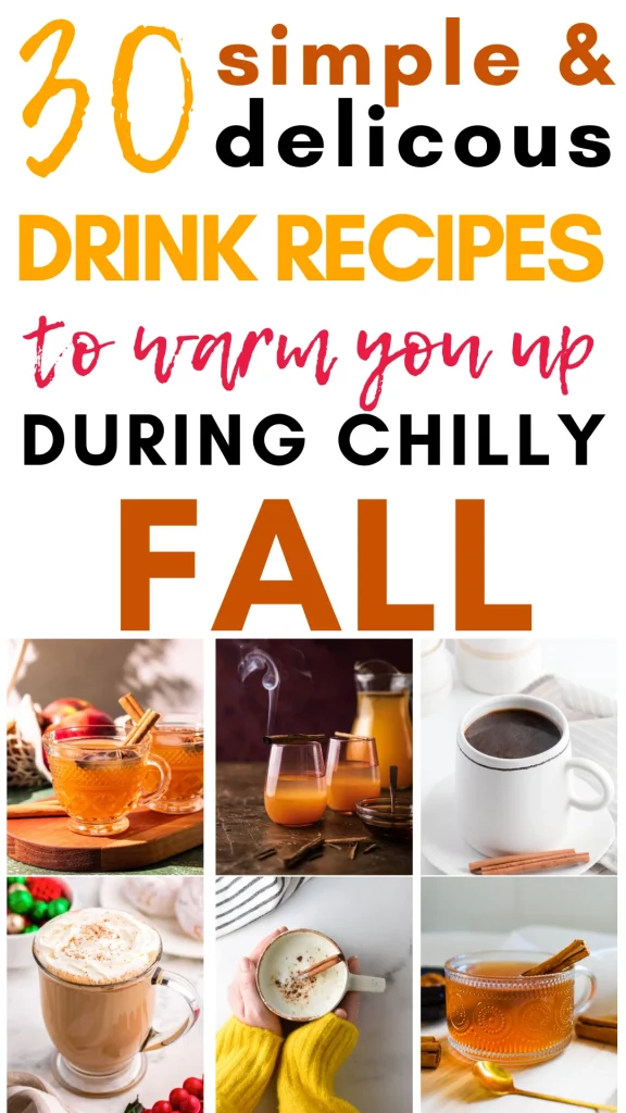 30 super delicious drink recipes to try right now if you love fall