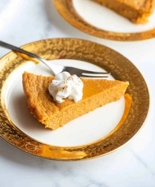 SKINNY CRUSTLESS PUMPKIN PIE RECIPE
