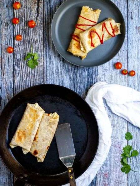 REFRIED BEAN BURRITOS (CAMP STOVE RECIPE)
