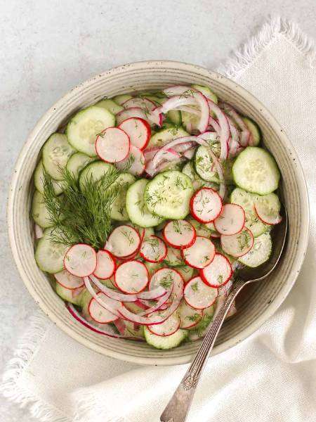 cucumber radish salad