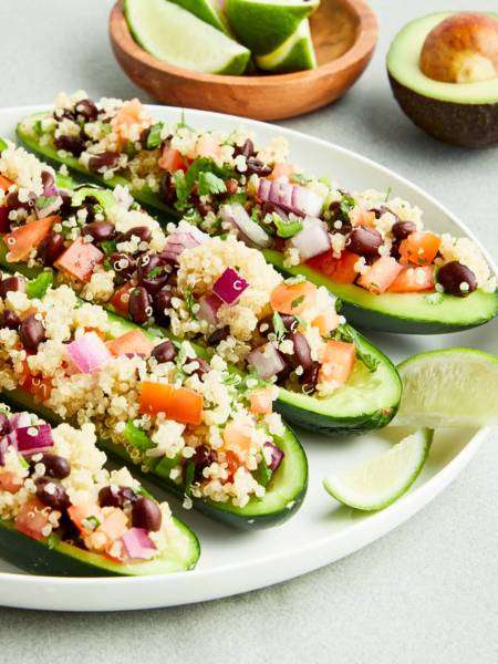 TEX MEX CUCUMBER BOATS

