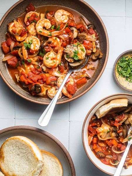 Shrimp Cacciatore
