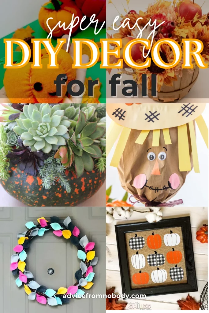 super easy diy decor for fall