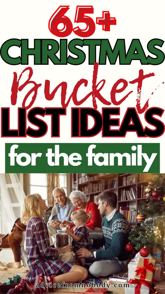 65+ Free Christmas Bucket List ideas For The Family