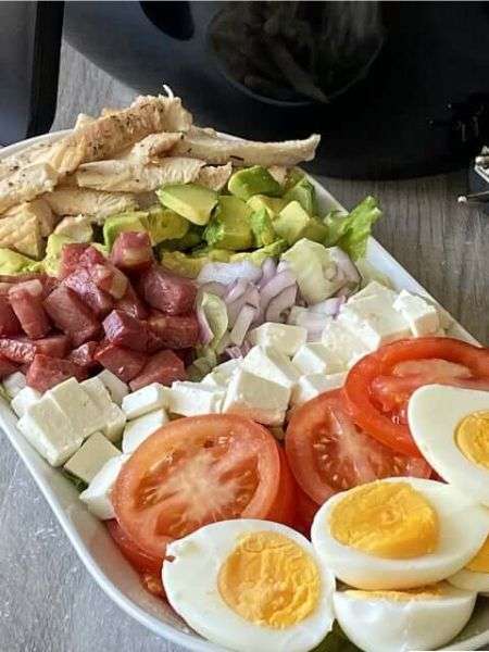 Air Fryer Brown Derby Cobb Salad
