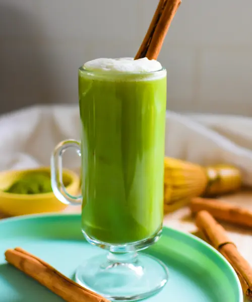 Cinnamon Matcha Latte
