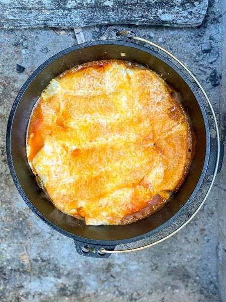 CAMPFIRE ENCHILADAS

