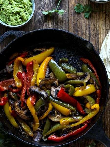 Finger-Licking Veggie Fajitas
