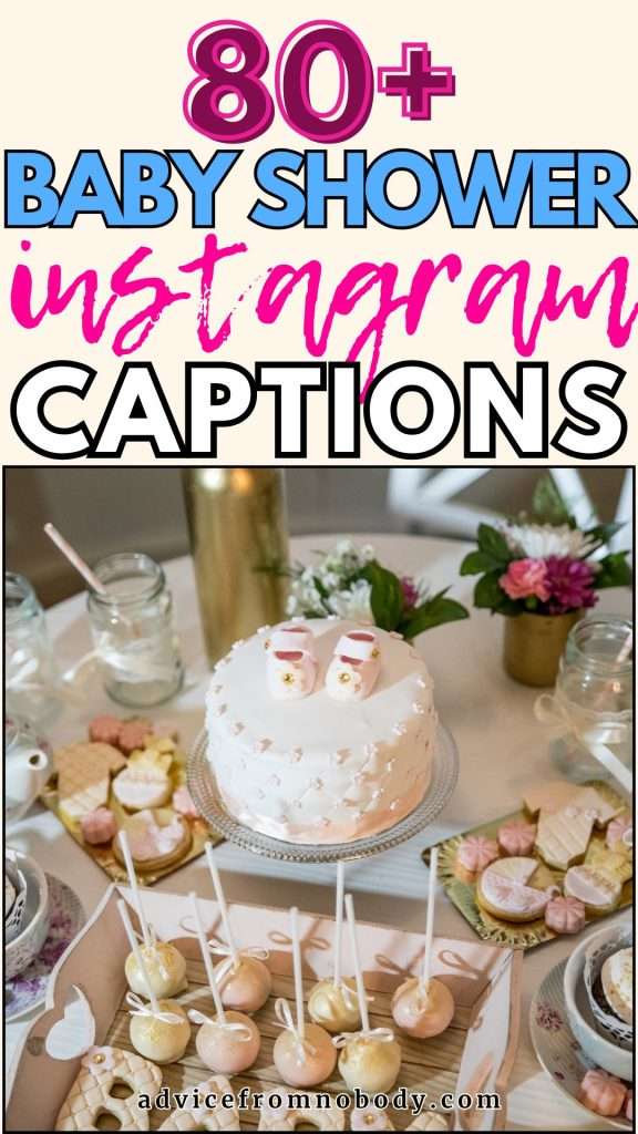 80+ baby shower Instagram captions
