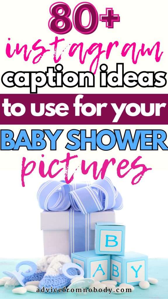 80+ instagram caption ideas to use for your baby shower pictures