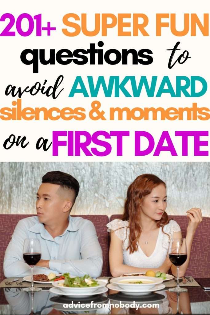 201+ super fun questions to avoid awkward silences and moments on a first date