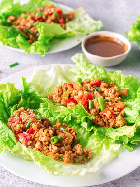Asian Chicken Lettuce Wraps
