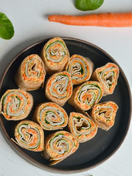 Turkey and Cheese Roll Ups
