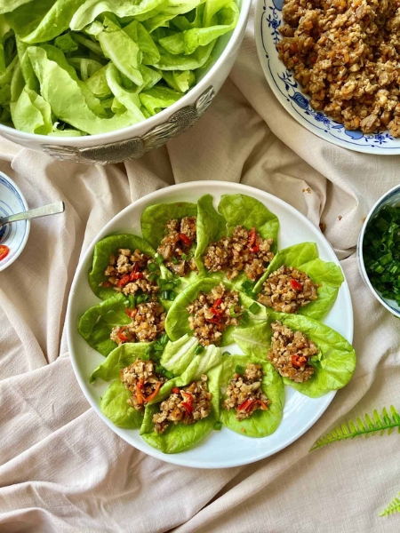 vietnamese lettuce wraps (25 min)
