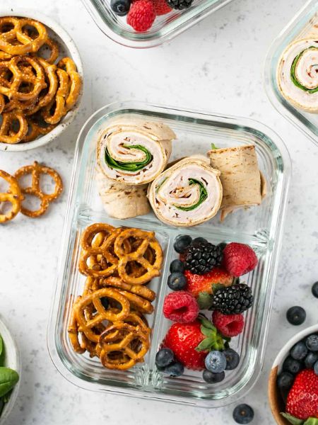 Turkey and Cheese Pinwheels