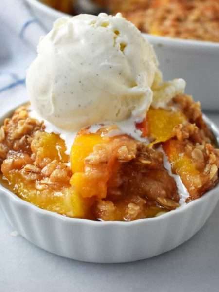 Nectarine Brown Sugar Crisp
