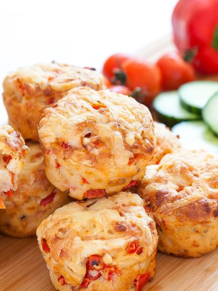 Cheese And Pepper Muffins
