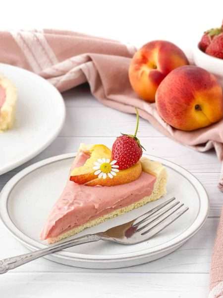 STRAWBERRY PEACH TART
