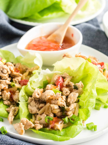 CHICKEN LETTUCE WRAPS
