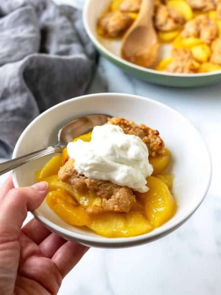 Skillet Peach Cobbler
