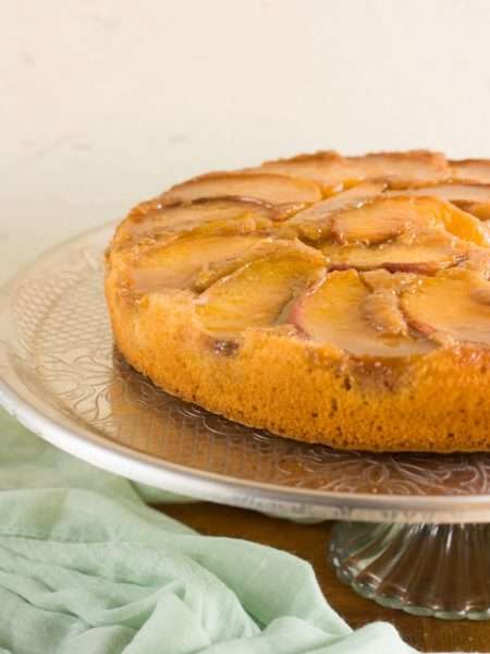 FRESH PEACH UPSIDE-DOWN CAKE
