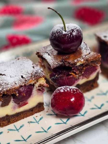 Romanian Cherry and Chocolate Cheese Cake
