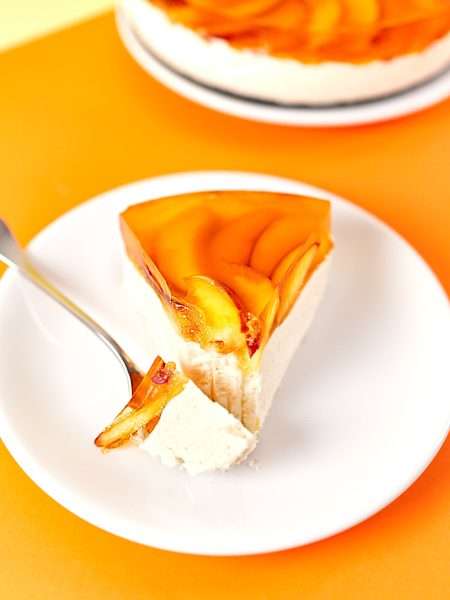 peaches and cream dessert
