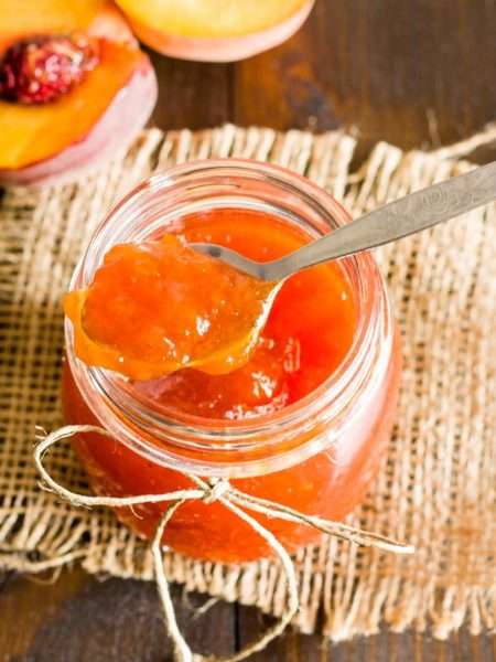 PEACH JAM WITHOUT PECTIN
