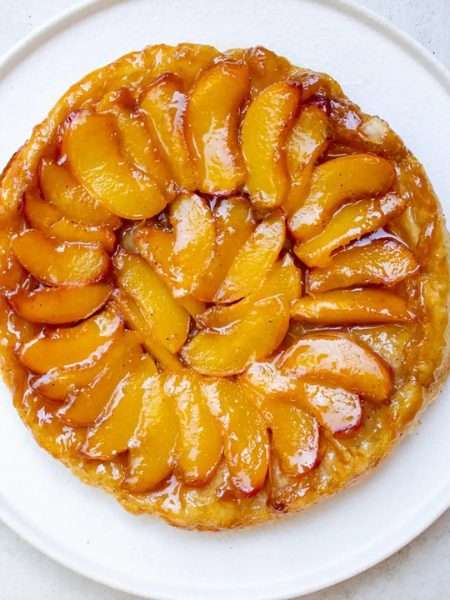 Easy Peach Tarte Tatin