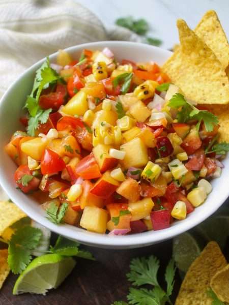 PEACH CORN SALSA
