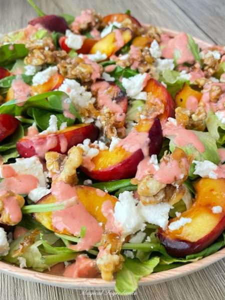 Grilled Nectarine and Feta Salad
