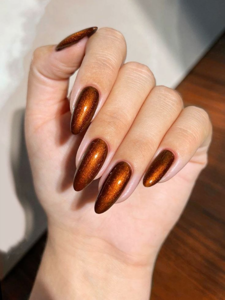 Pumpkin Spice dope nails