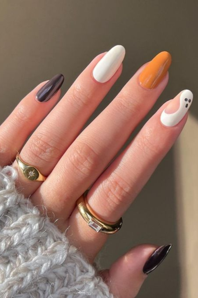 Halloween Nails That Are Colorful