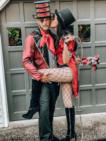 Circus Ringmaster and Clown