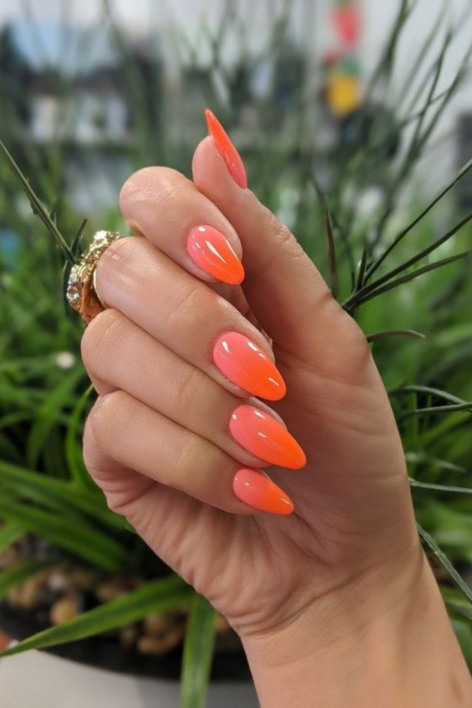 Burnt Orange Ombre