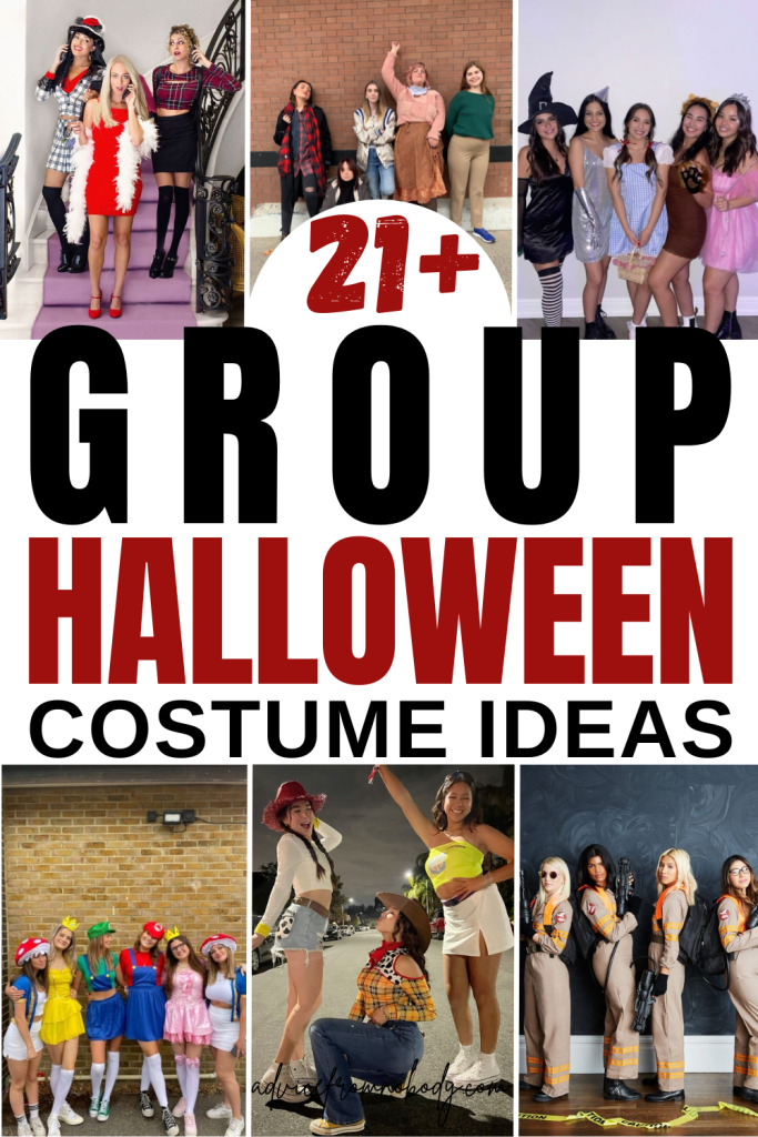 21+ group Halloween costume ideas