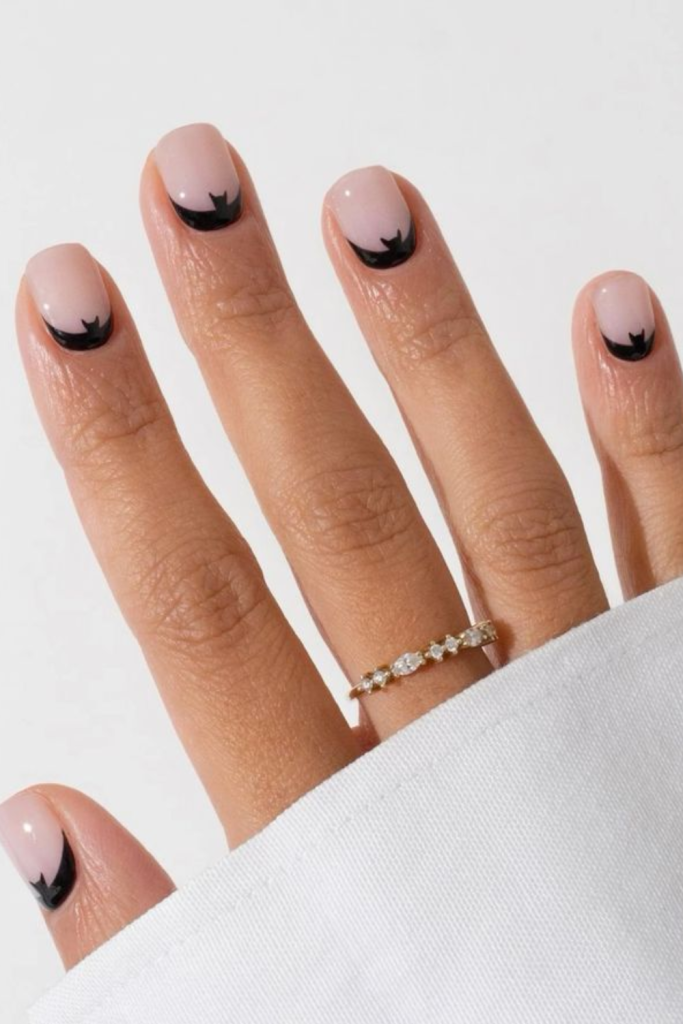 Halloween Bat Nails