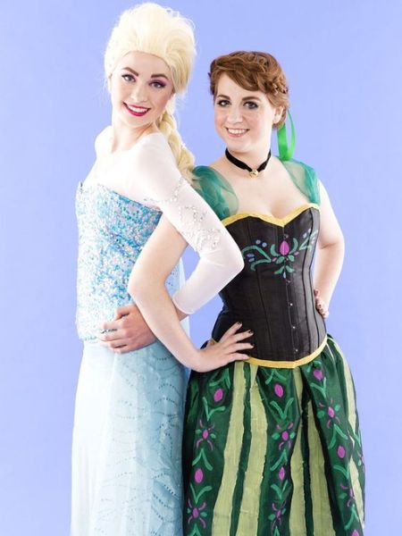 Anna and Elsa from Frozen