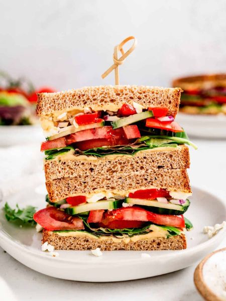 Panera Mediterranean Veggie Sandwich